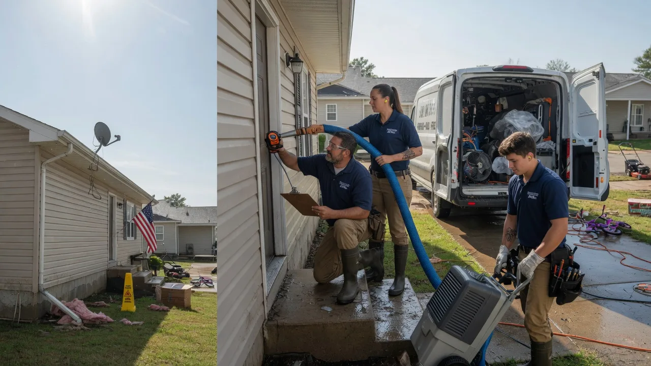 Ceiling Water Damage Restoration in Albany, IN near me